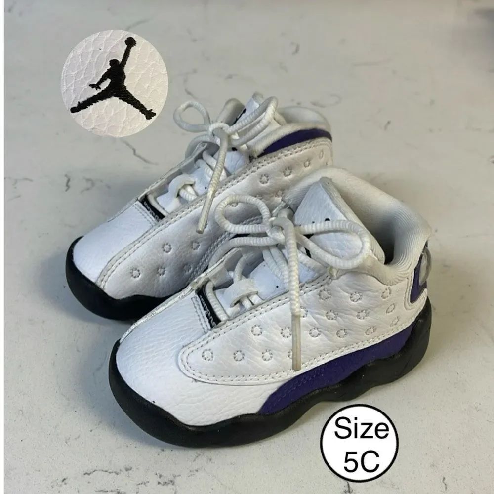 Nike Air Jordan XIII 13 Lakers 2019 Retro BT TD Toddler Shoes Size 5C 414581-105